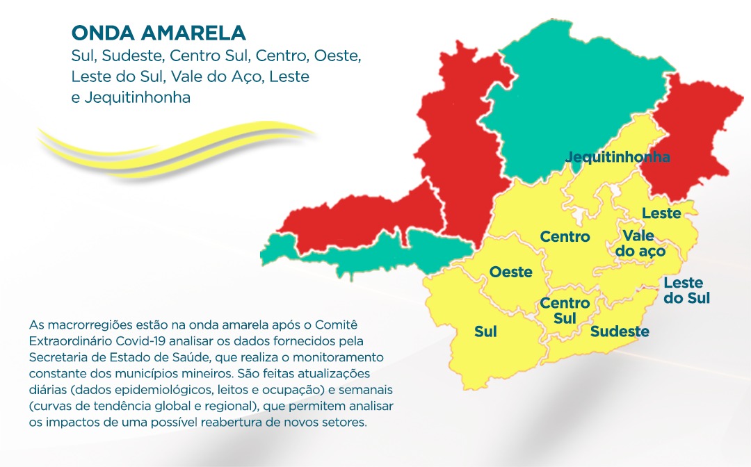 Atividades culturais e parques estaduais terão protocolo de reabertura na onda amarela do Minas Consciente